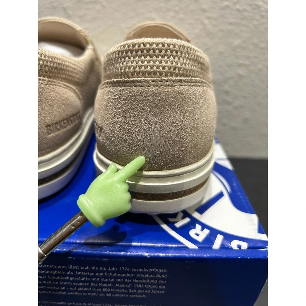 Birkenstock Oswego Knit Suede Sand EU 41 US L10 M8 Womens Mens